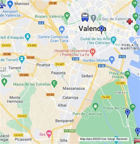 google maps valencia spain